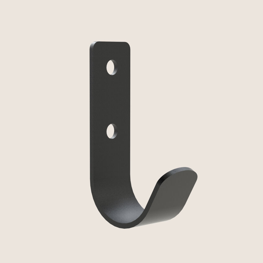 Clothes hanger JUNA single metal black