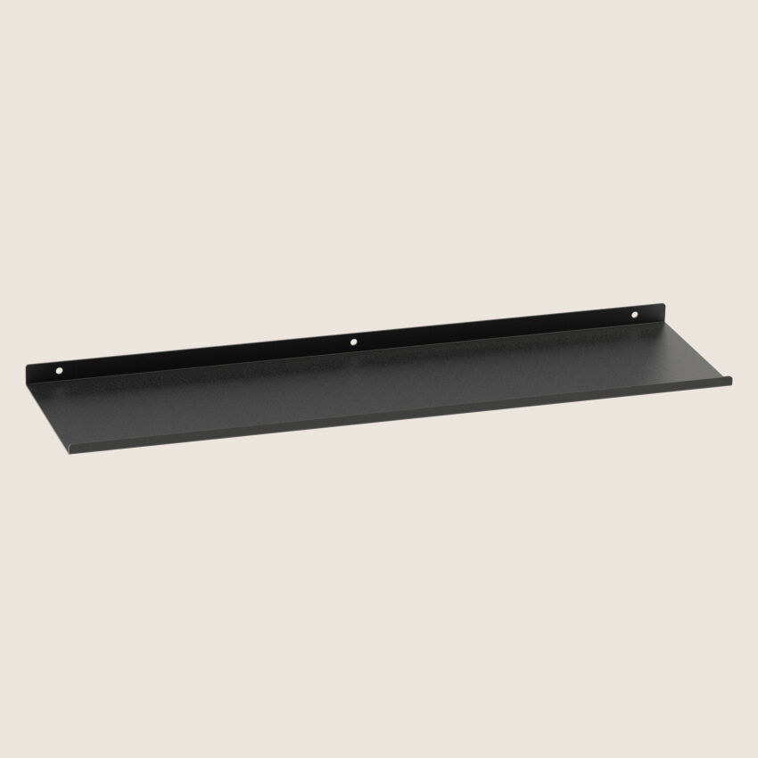 ESTANTE metal shelf 60 cm painted black