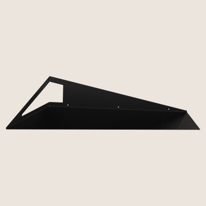 Bookshelf SAIL 100-L metal black painted