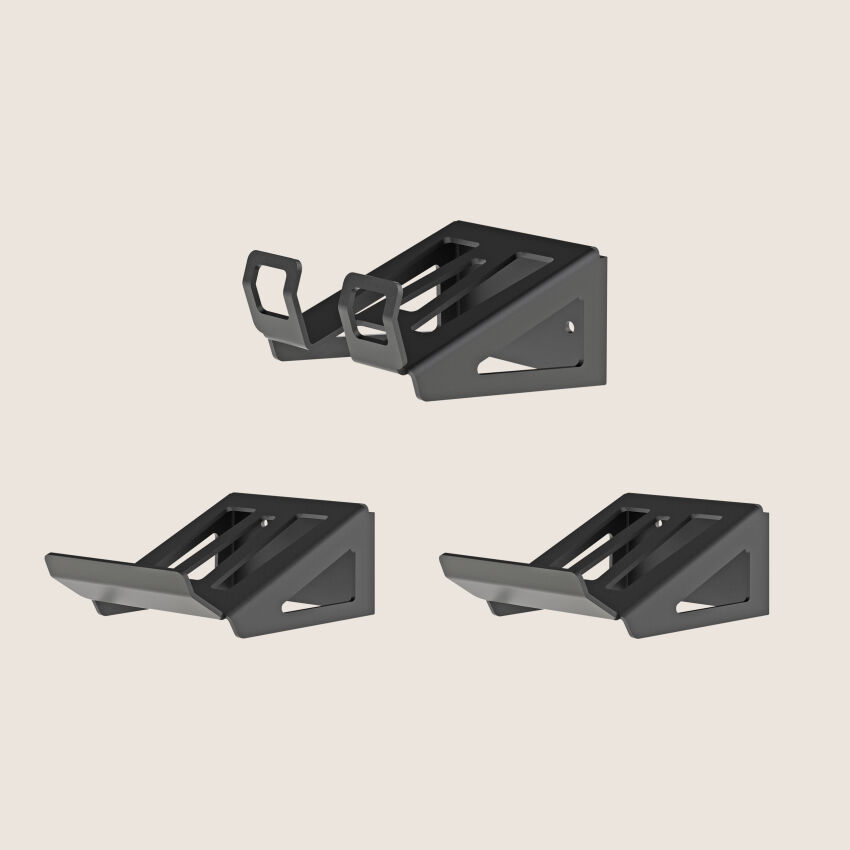 Bike hanger WHEELSTAND P made of metal black