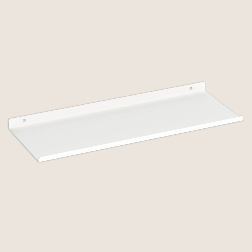 ESTANTE metal shelf 50 cm painted white